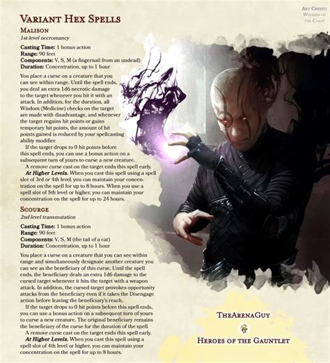 The Dark Forces of Necromancy: Playing a Witch in 5e Roll20